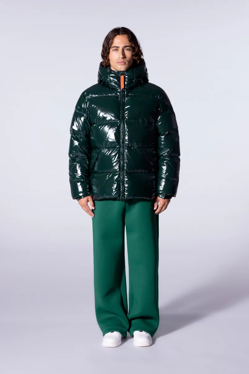 Doudoune Gertrude Nylon Vert Foncé