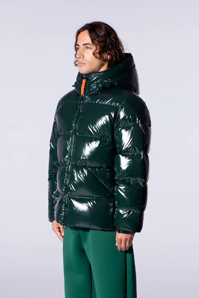 Doudoune Gertrude Nylon Vert Foncé